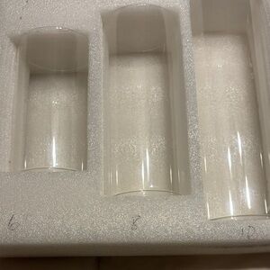 Elegant Clear Glass Vase Set